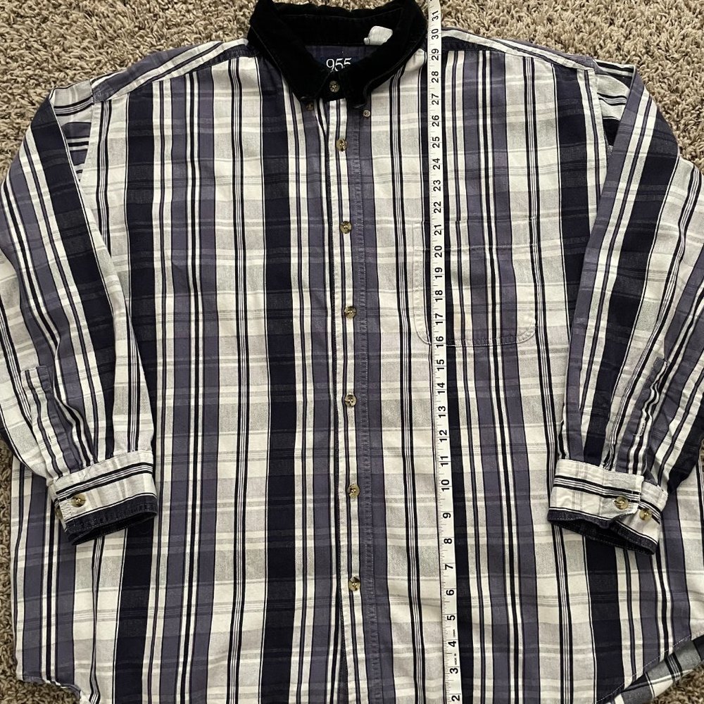 Purple Checked Button Down - image 2